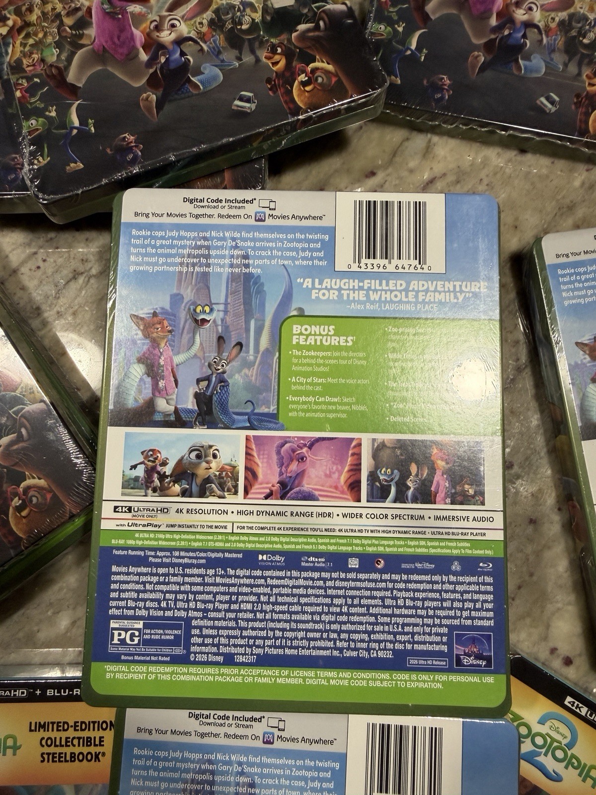 Zootopia 2 4K Limited Edition Steelbook (4K + Blu-ray + Digital) 🦊🐰