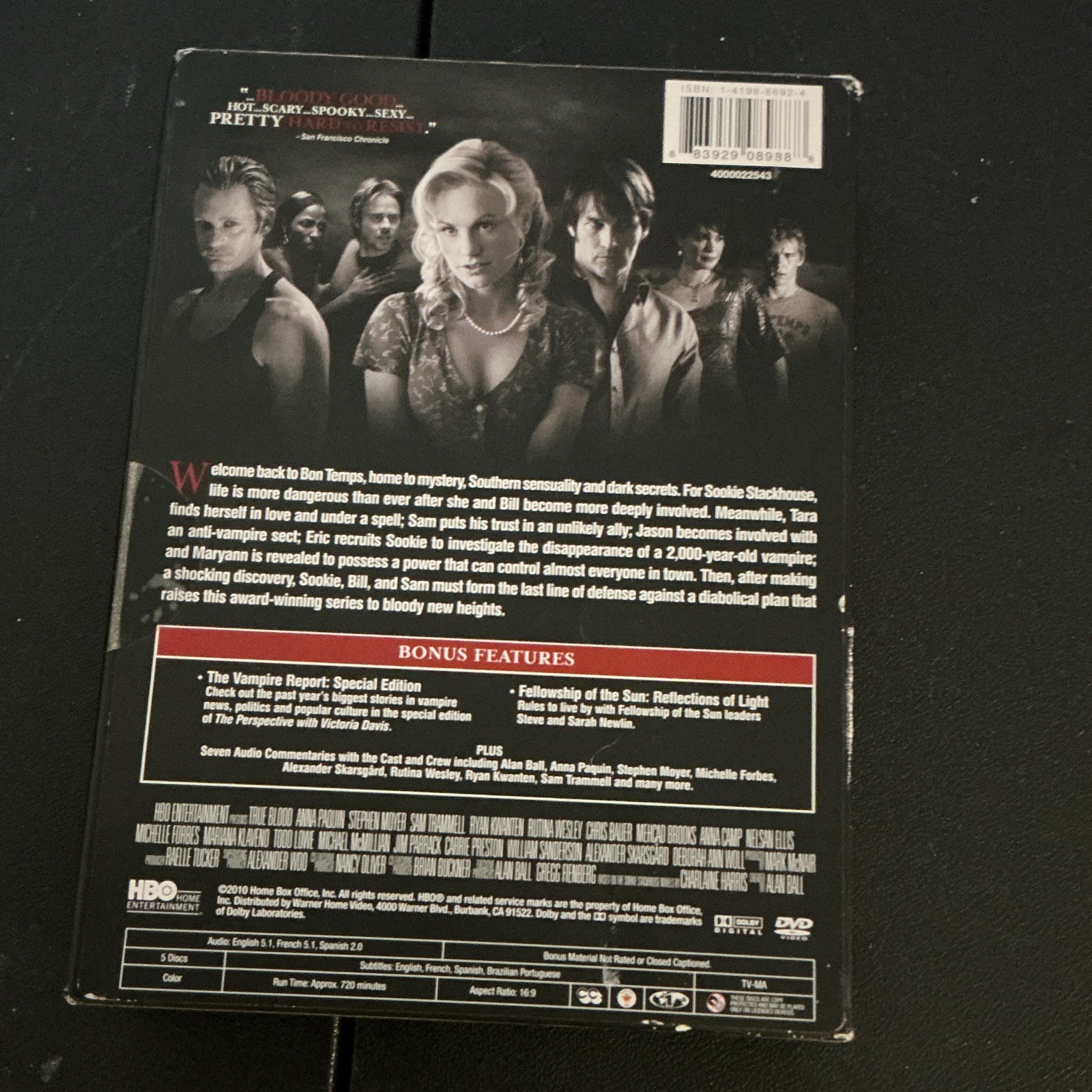 HBO True Blood Complete Second Season DVD 2010 Bonus Features 16:9