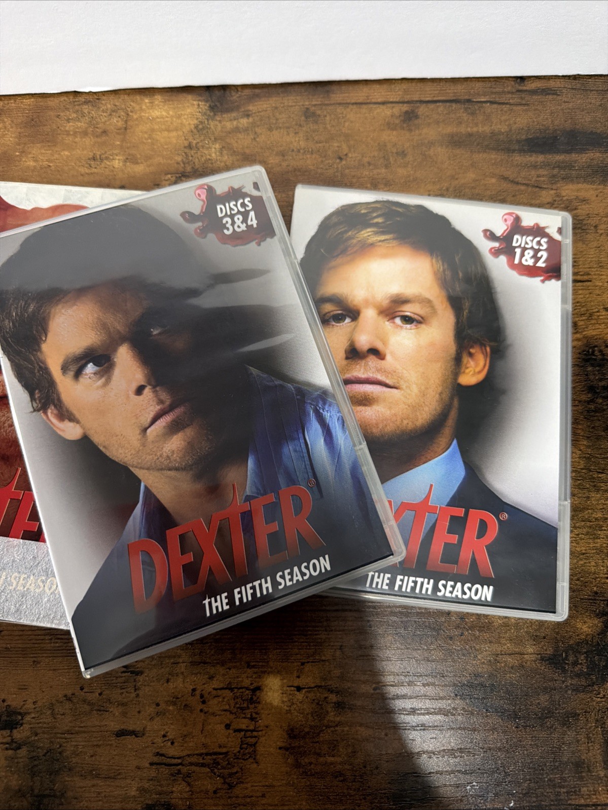 Showtime Ent. Dexter Fifth Season Box Set 4-Disc DVD Michael C. Hall Drama