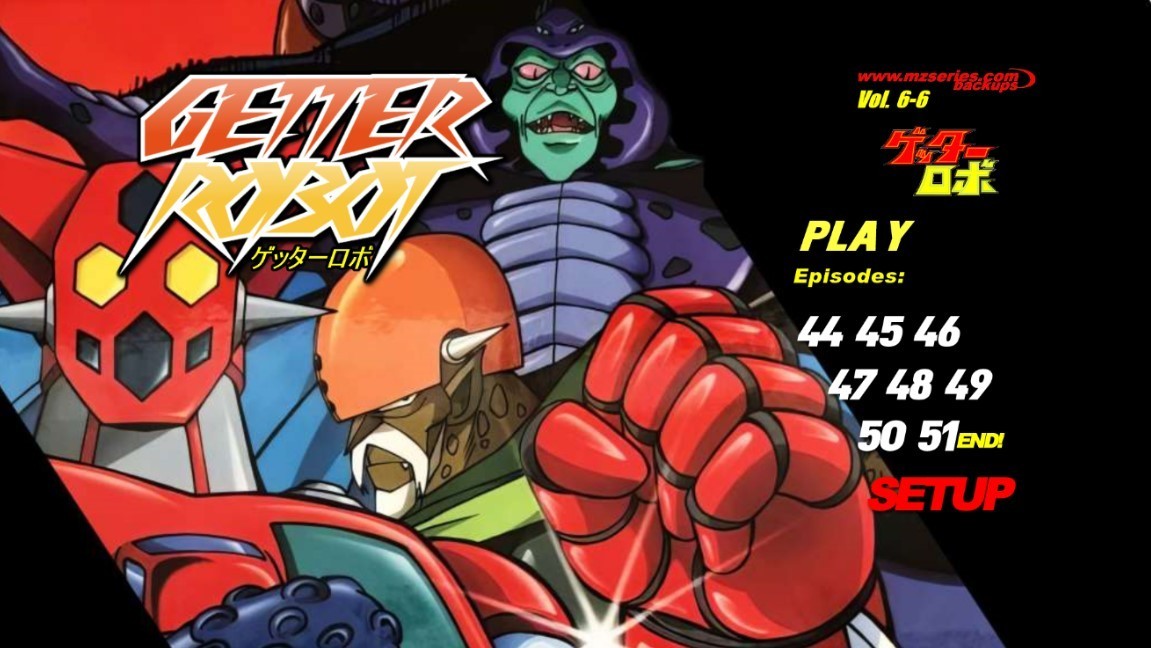 GETTER ROBO audio Japanese with English & Spanish subtitles 1080 4.3 AI