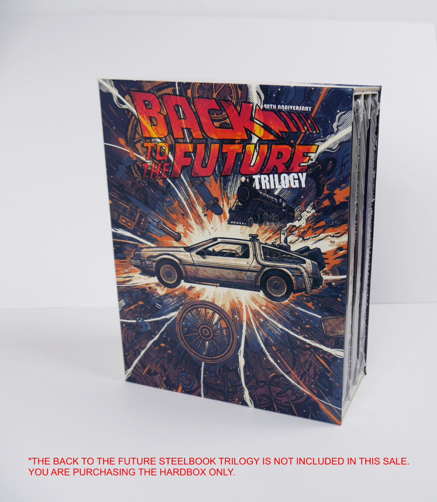 Back to the Future Trilogy HardBox For Steelbook (No Steelbook, No Movies)