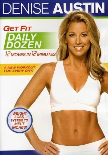 Denise Austin: Get Fit Daily Dozen DVD DISC ONLY #J473