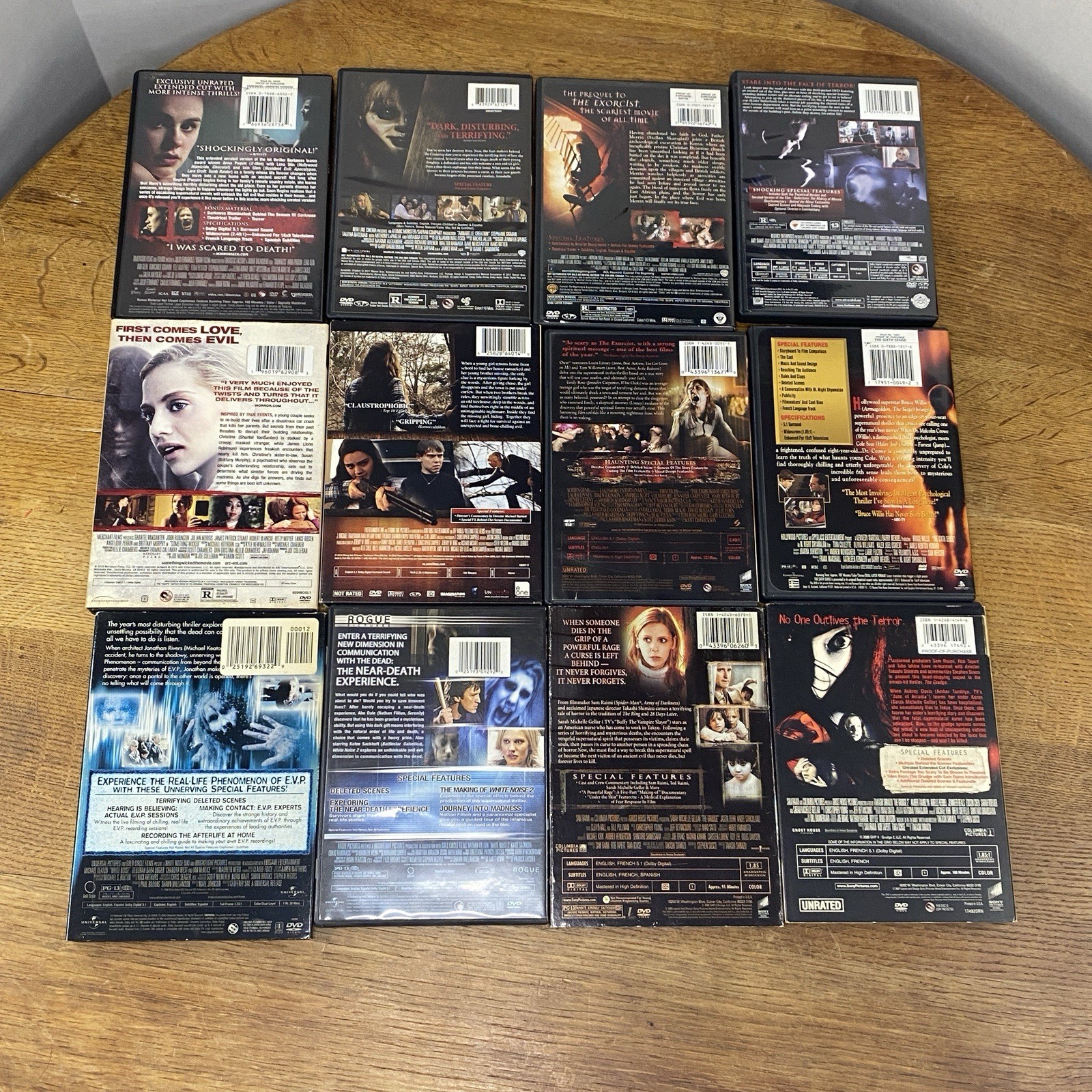 40 Horror DVD Lot – Ring Annabelle Friday 13th Grudge Paranormal Blair – Tested