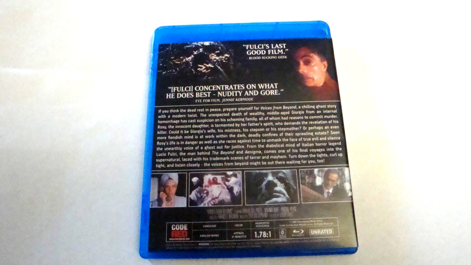 VOICES FROM BEYOND (1991 ) *Code Red* (Blu Ray) Lucio Fulci