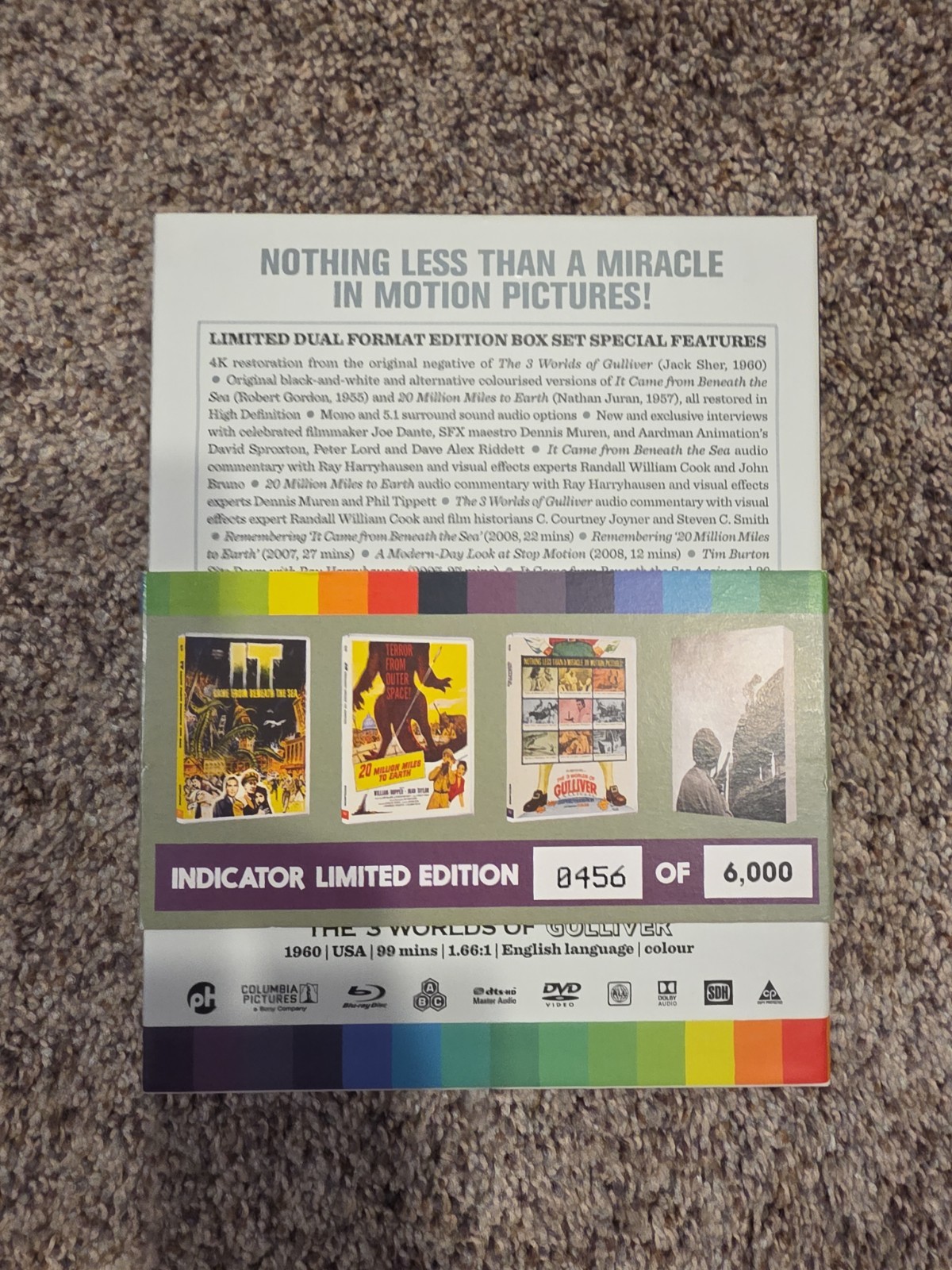 The Wonderful Worlds of Ray Harryhausen Volume 1 Indicator LE Blu-ray OOP #/6000