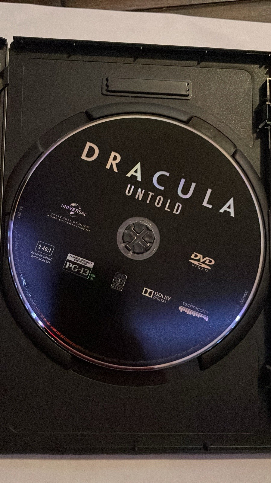 Universal Studios Dracula Untold DVD Action-Adventure PG-13 Commentary 93 Min