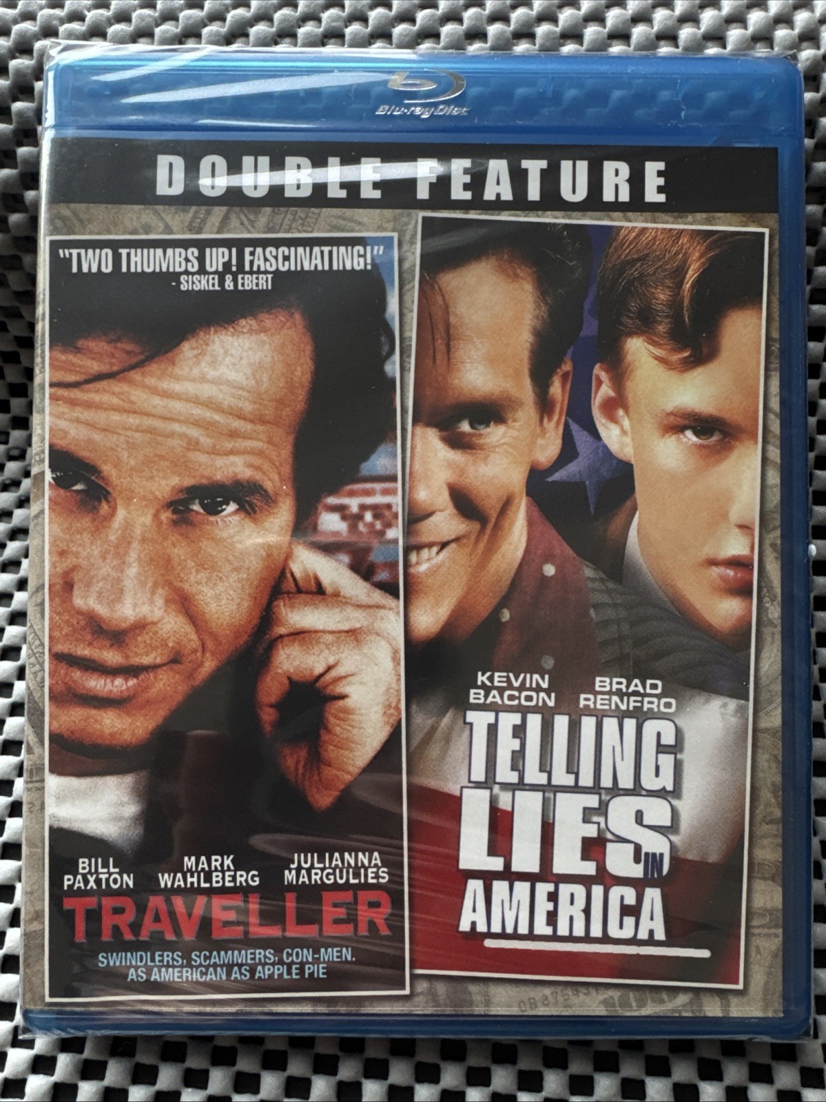 TRAVELLER + TELLING LIES IN AMERICA Blu-Ray Double Feature Cut UPC NEW