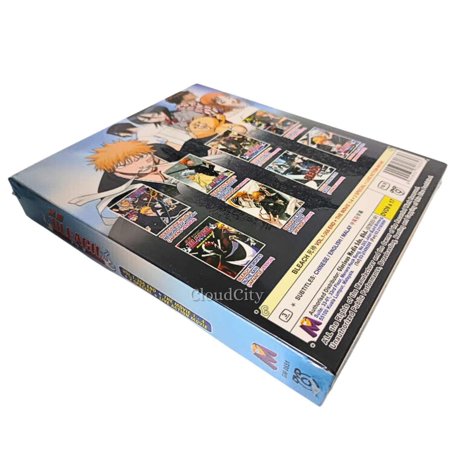 Anime DVD Bleach Complete (Vol.1-366 END + 4 Movies + 2SP) English Dub & Subs