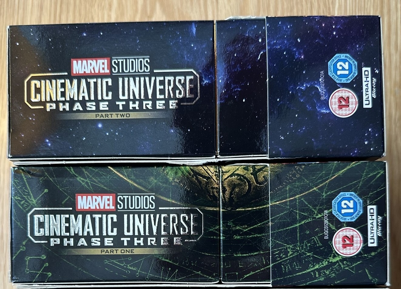 🔥MARVEL STUDIOS PHASE THREE (3) *Parts 1 & 2* 4K ULTRA HD*MINT!*FREE SHIPPING!