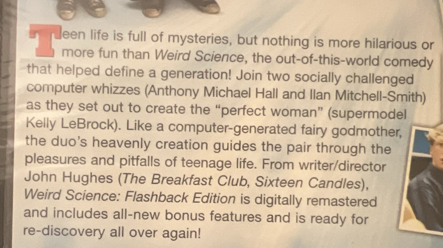 John Hughes ‘Weird Science’ (1985 ~ Flashback Edition NEW) Anthony Michael Hall