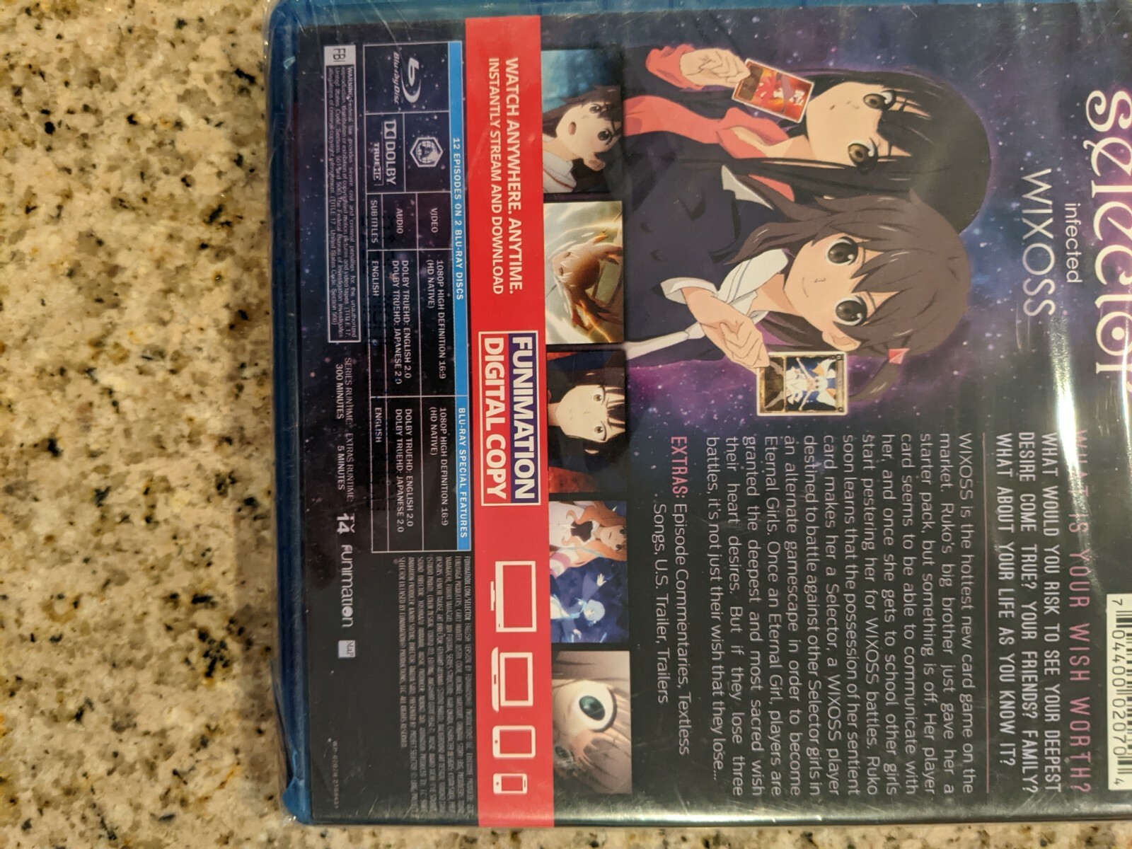 Selector Infected Wixoss: Season 1 – Brand New – Blu-ray Funmation Digital copy