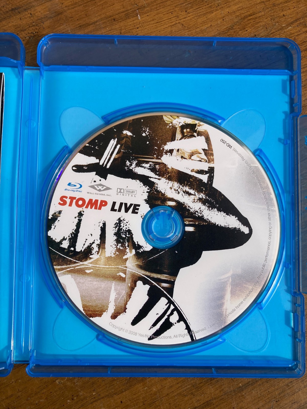 Stomp Live (Blu-ray, 2008) Used excellent disc!🔥💿🔥