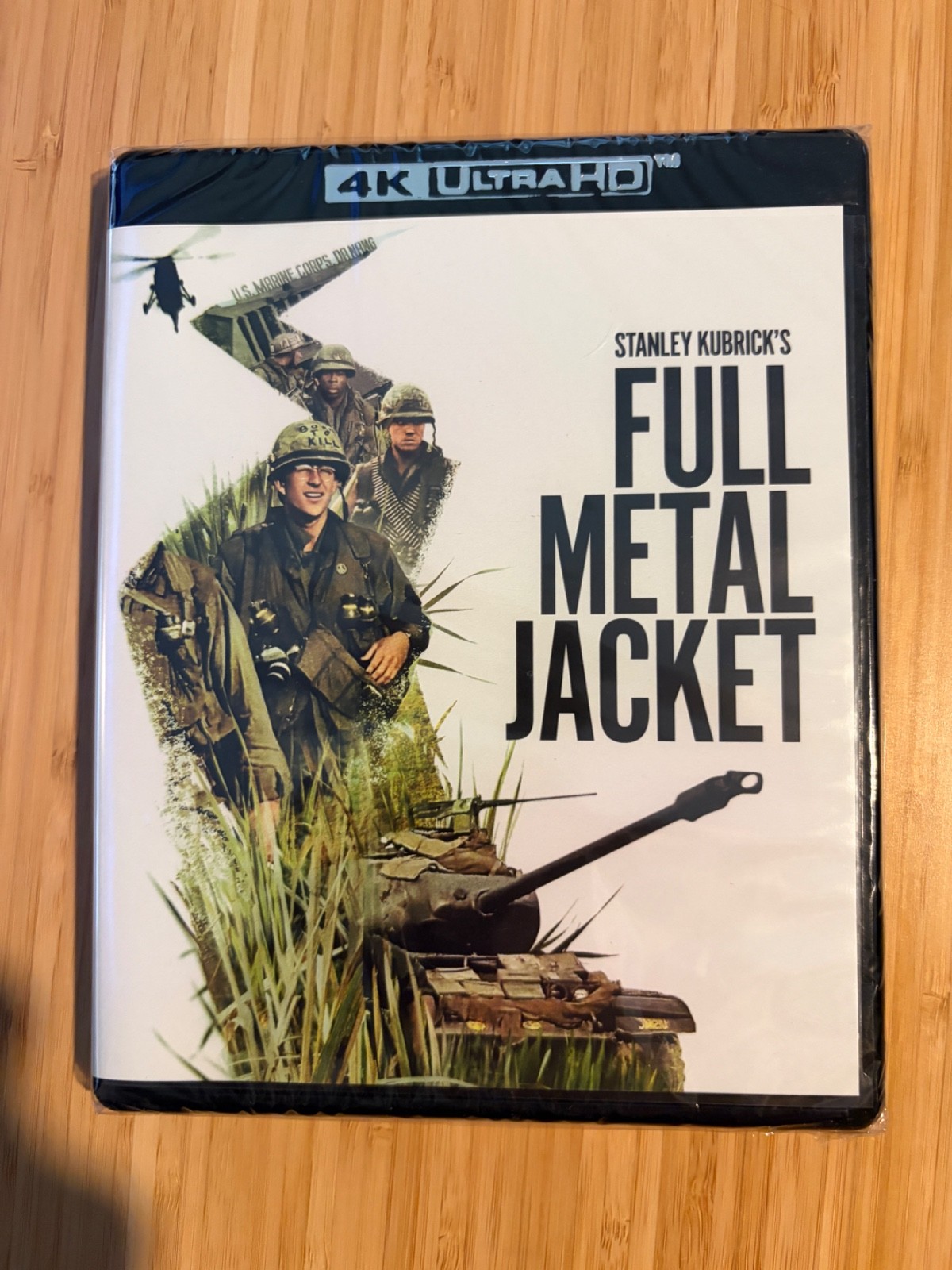 Stanley Kubrick Full Metal Jacket 4K Blu-Ray (Ultra HD, 1987) NEW SEALED