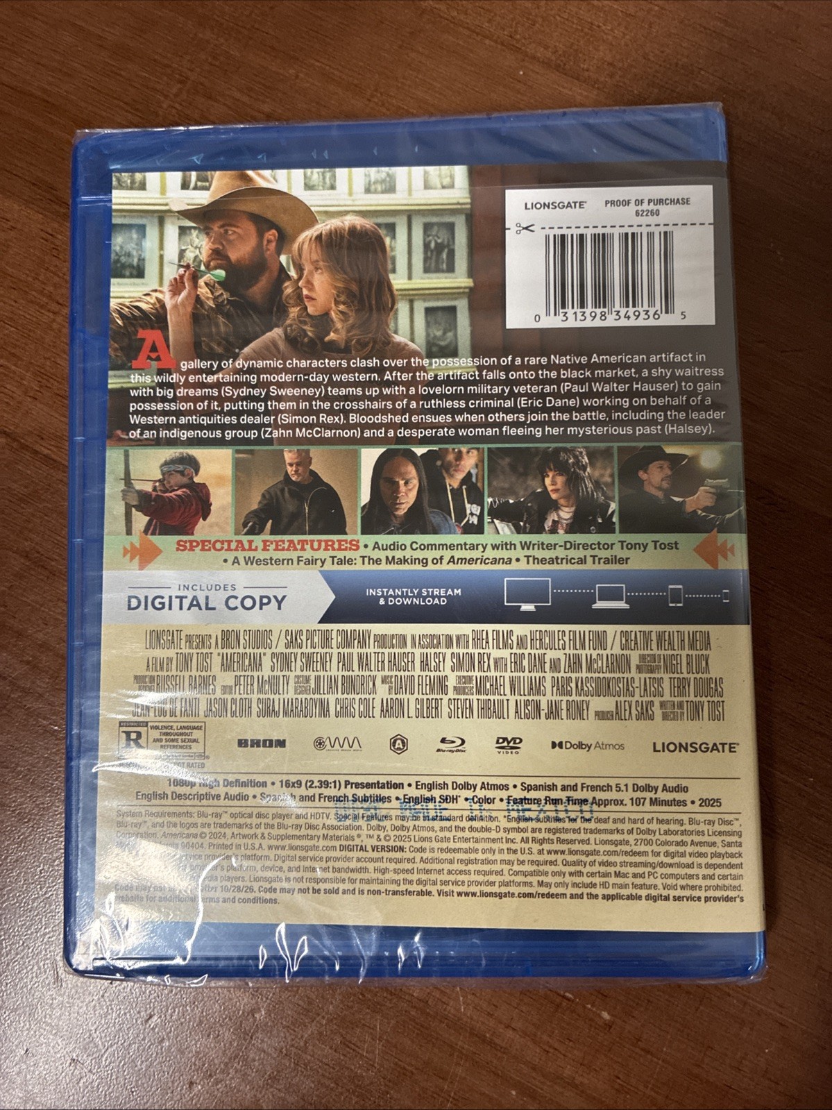 Americana (Blu-ray , DVD & Digital, 2025) Sydney Sweeney & Halsey