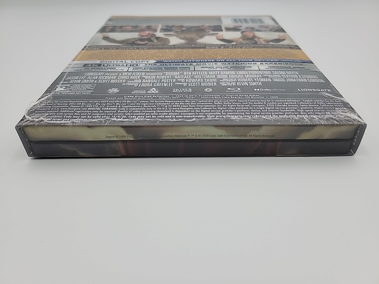 Dogma w. Steelbook (4K UHD + Blu-ray + Digital, 1999, Region Free) *NEW/SEALED*