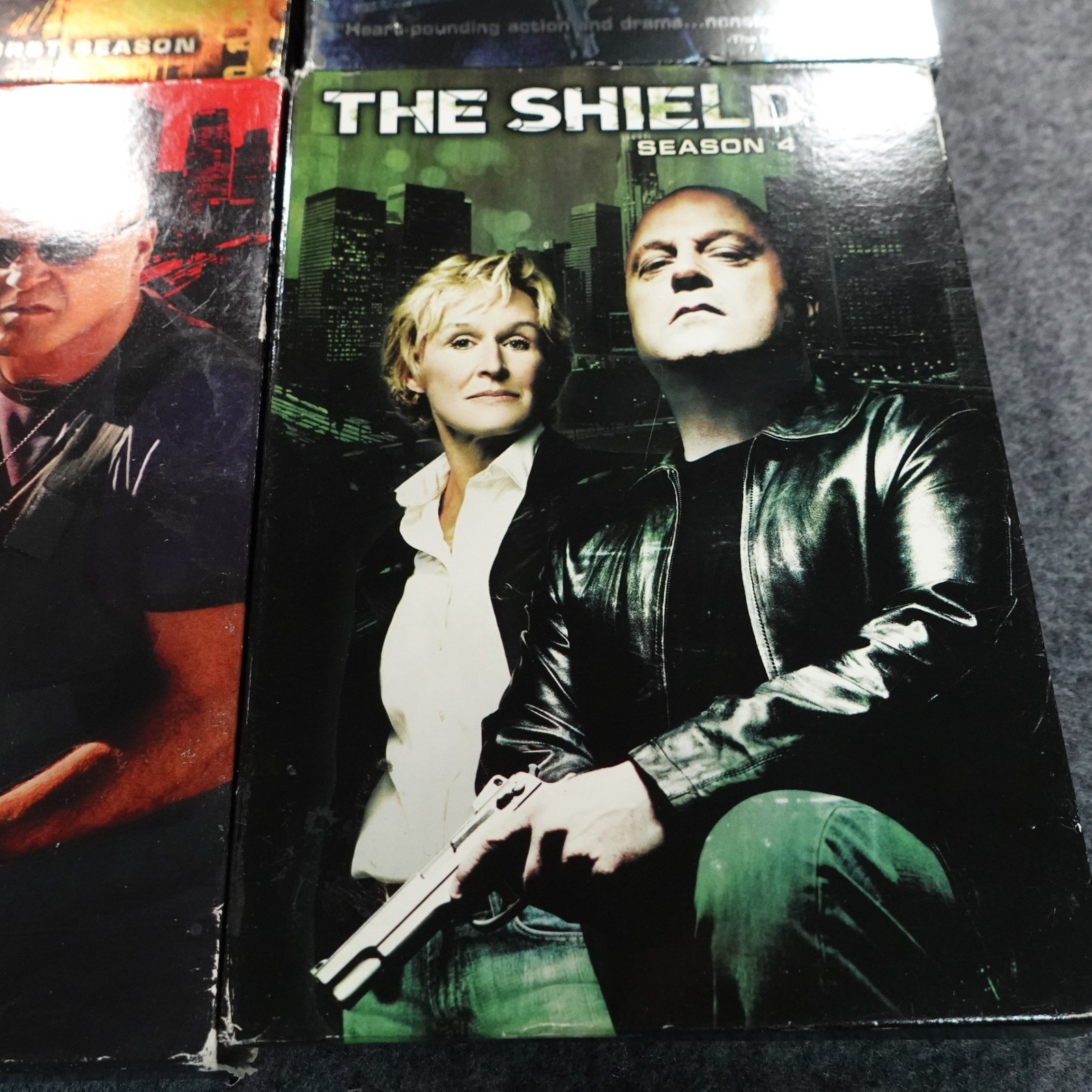 The Shield Seasons 1 2 3 4 DVD Box Set Lot FX Crime Drama Michael Chiklis
