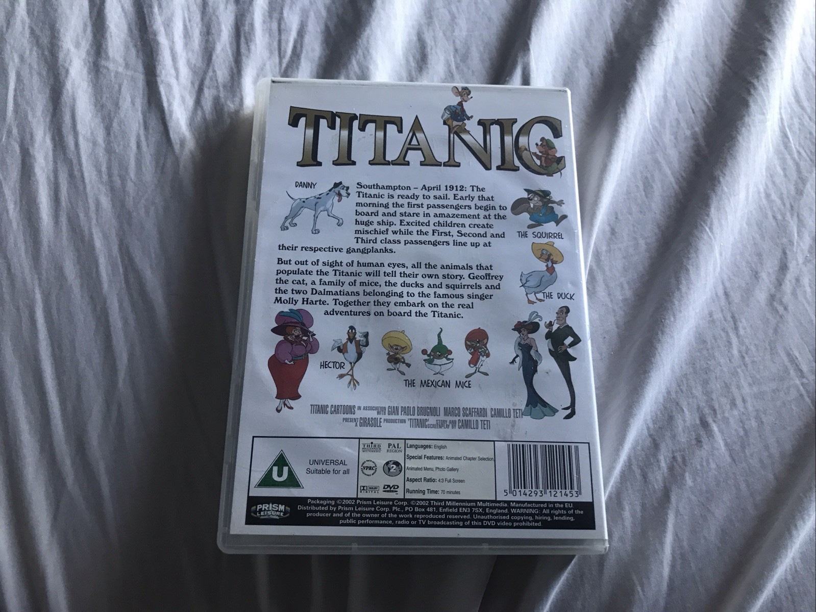 Titanic: The Legend Goes On DVD 2002 Official PAL Third Millennium RARE OOP