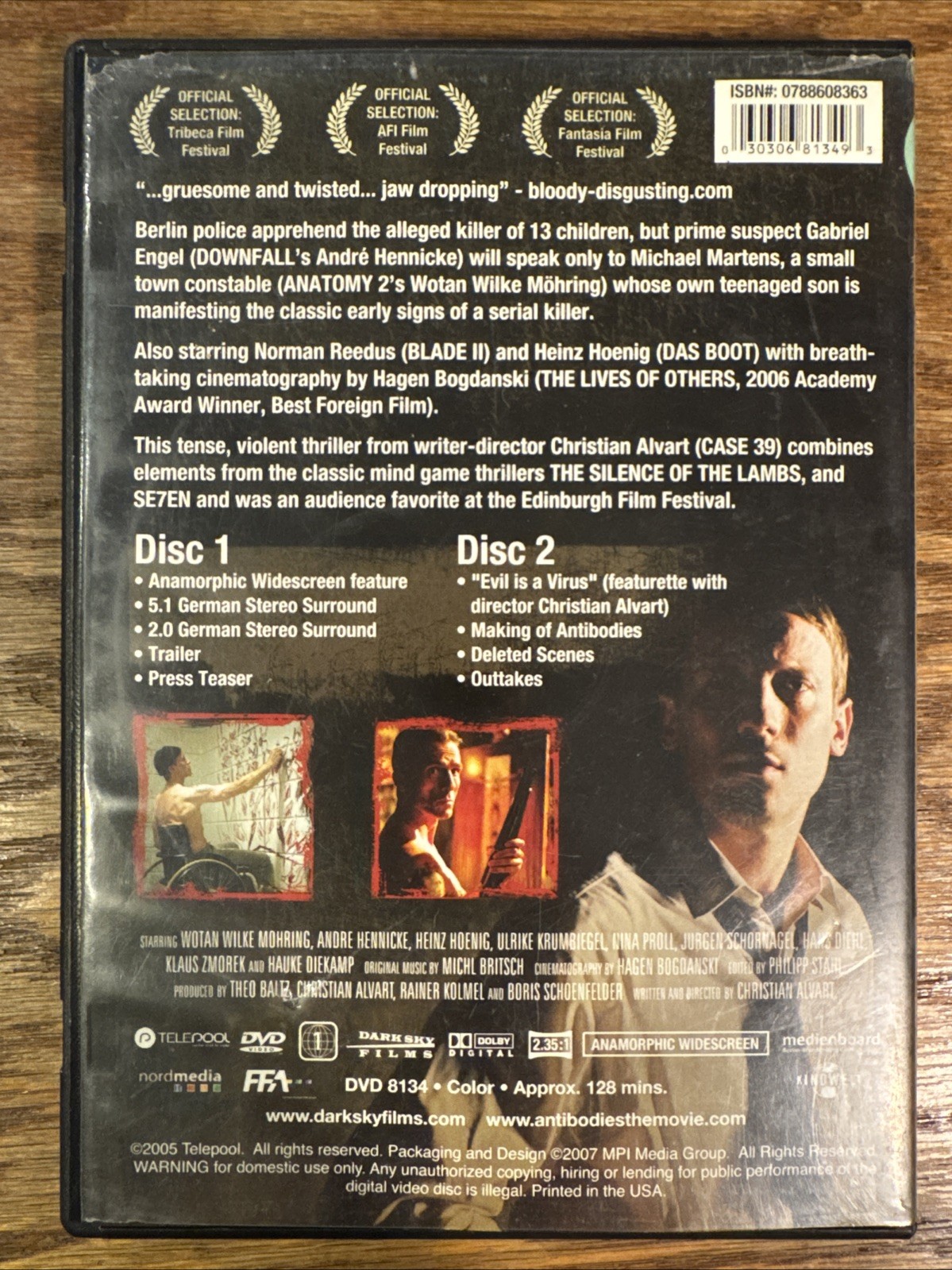 Antibodies (DVD, 2005) German With English Subtitles