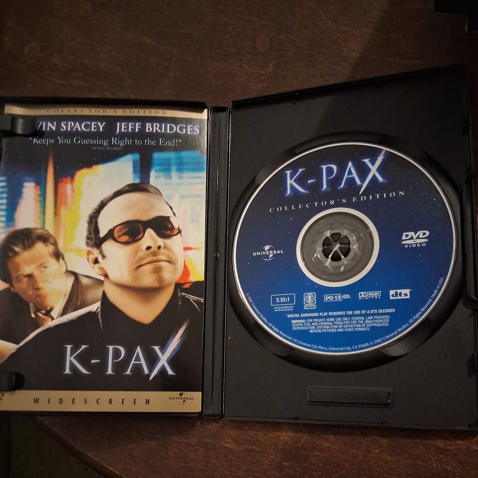 K-Pax (DVD, 2001)