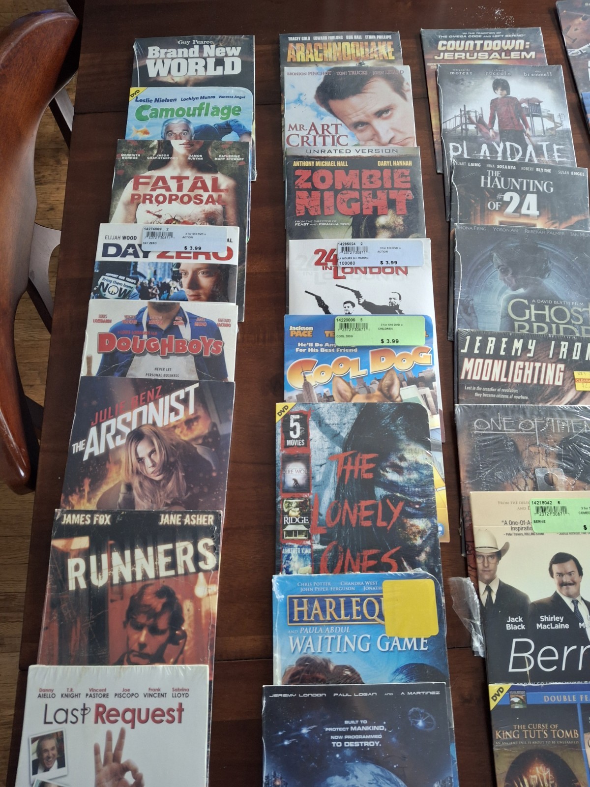40 DVD Lot! Assorted NEW DVD Lot in cardboard slim case/eco packaging.Sealed L2