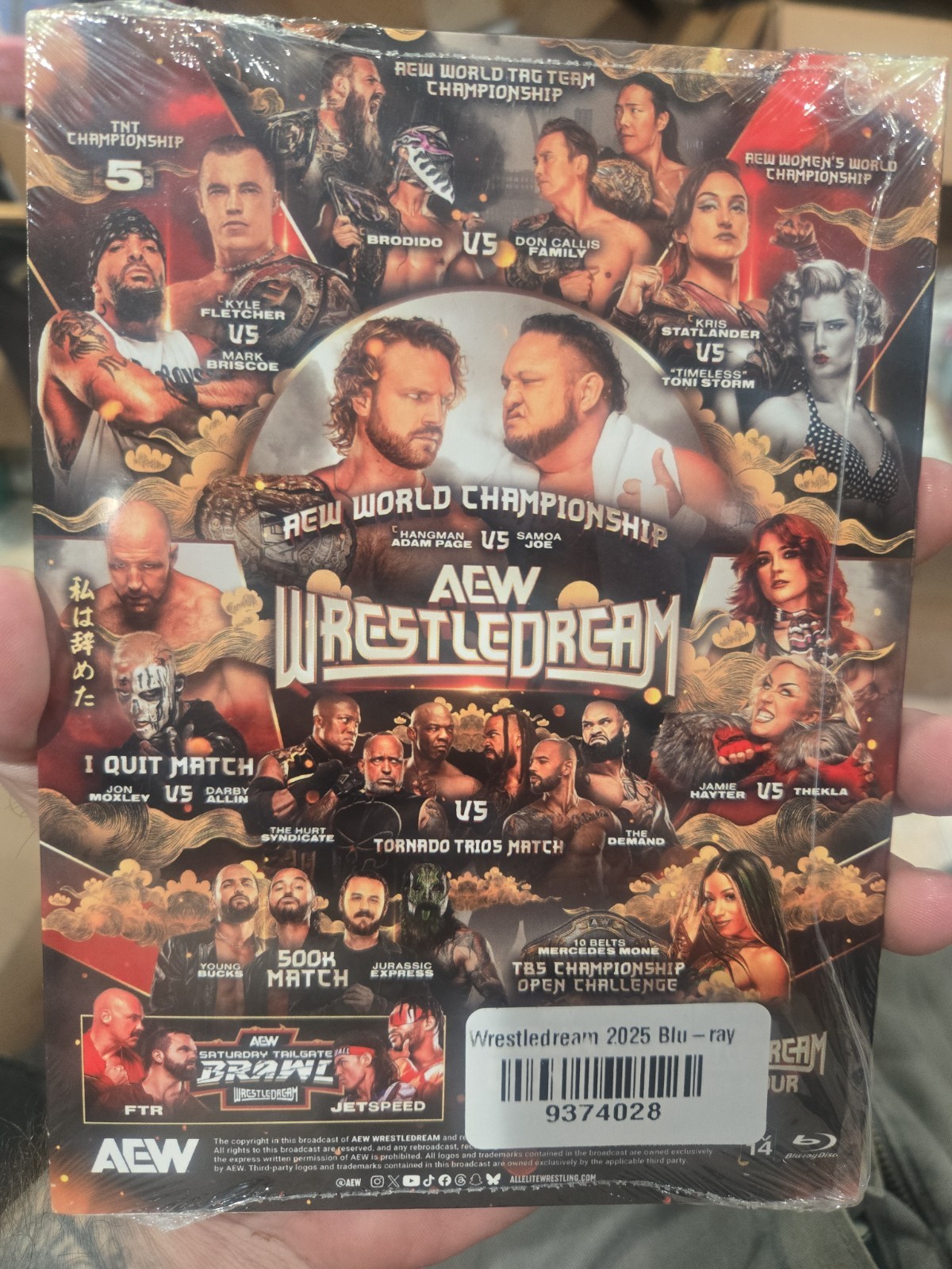 AEW Wrestledream 2025 BLU-RAY Brand New Sealed , (October 18th 2025) ALL ELITE