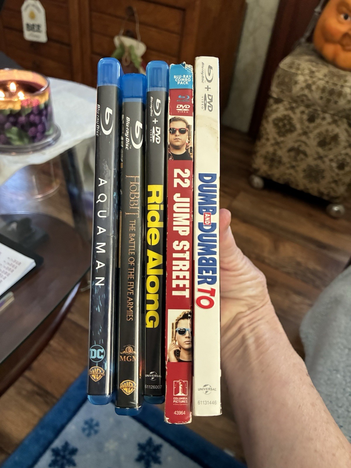 Blu-ray DVD Set Of 5 , Good Condition !!
