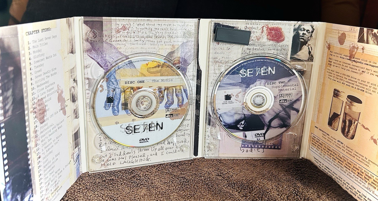 David Fincher DVD Set 🎥 Seven (1997) / Fight Club (1999)/ Panic Room (2002)