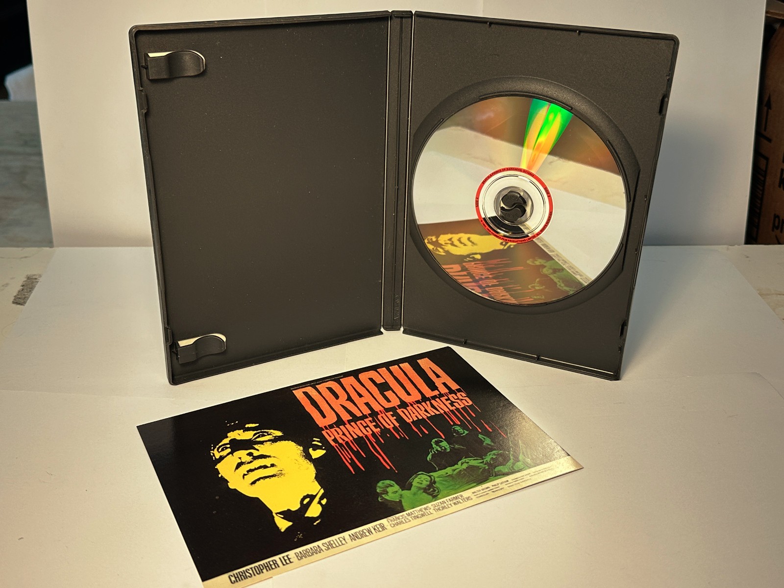 Dracula Prince of Darkness 1966 Christopher Lee ANCHOR BAY REGION 1 DVD 2 sided