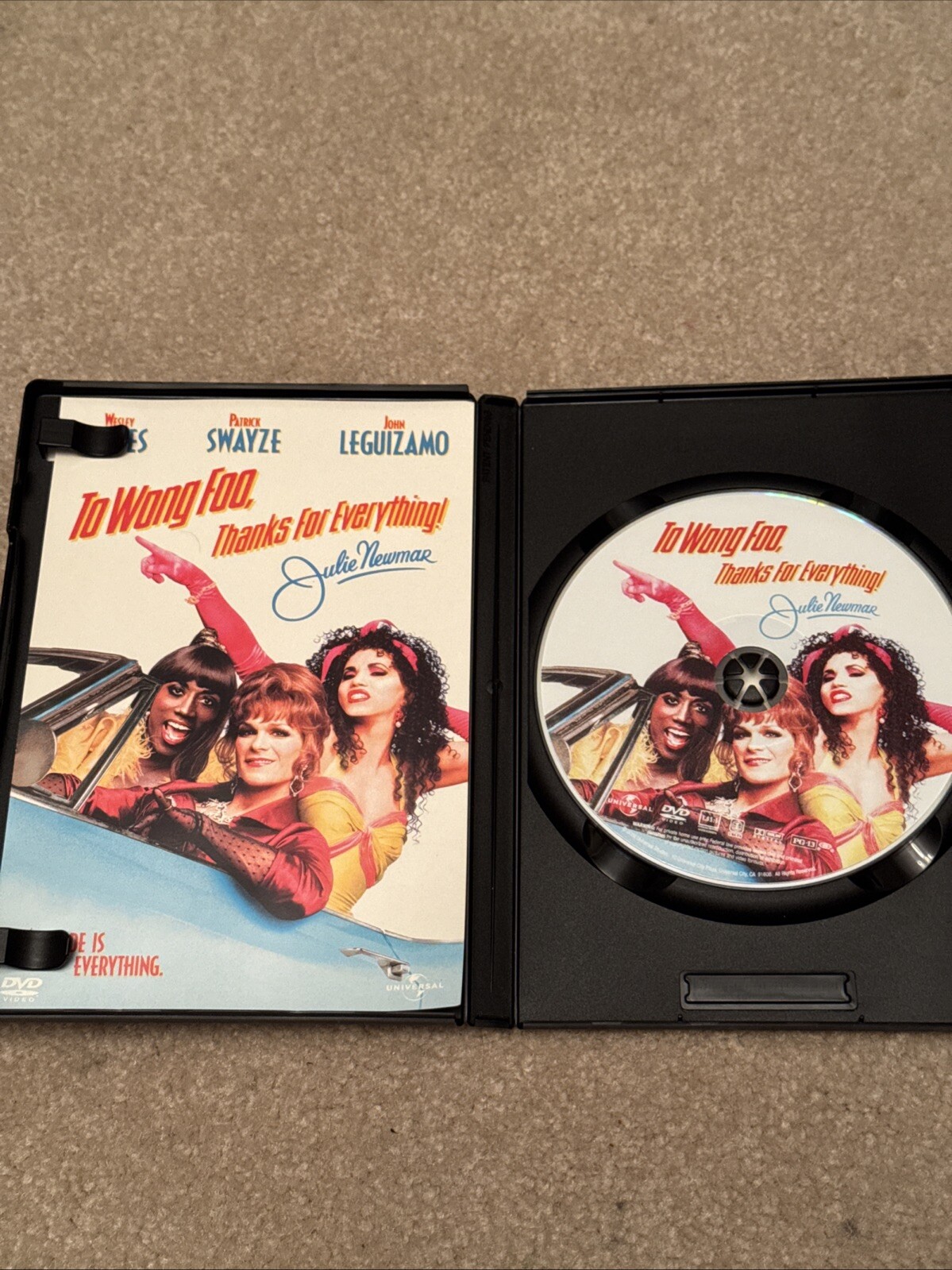 To Wong Foo, Thanks for Everything! Julie Newmar (DVD, 1995) Patrick Swayze