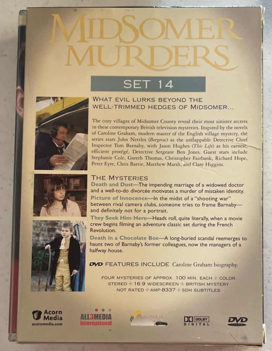 Midsomer Murders Set 14 4-Disc DVD Box Set 3795