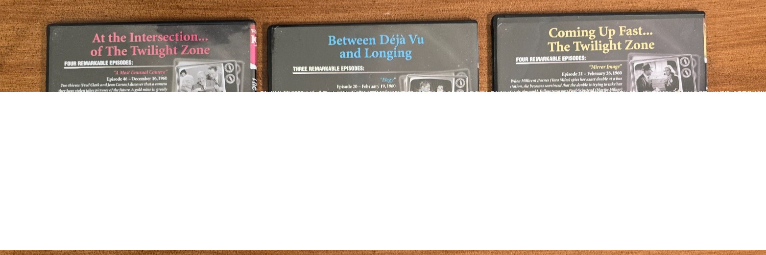 The Twilight Zone Collection 3 DVD 2002 Fantasy Horror TV Rod Serling 9-Discs