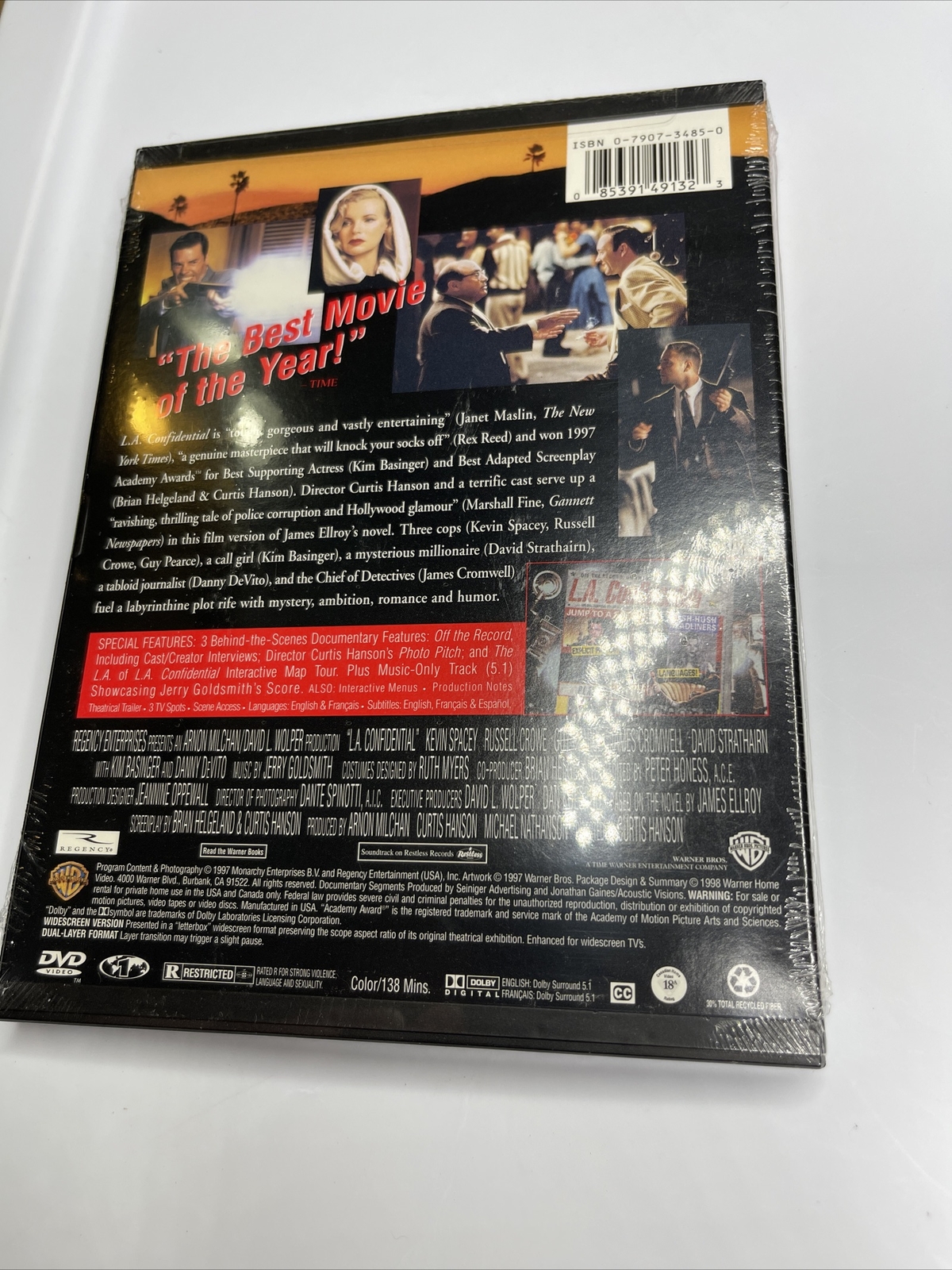 L.A. Confidential (DVD, 1998 – SEALED – BRAND NEW)