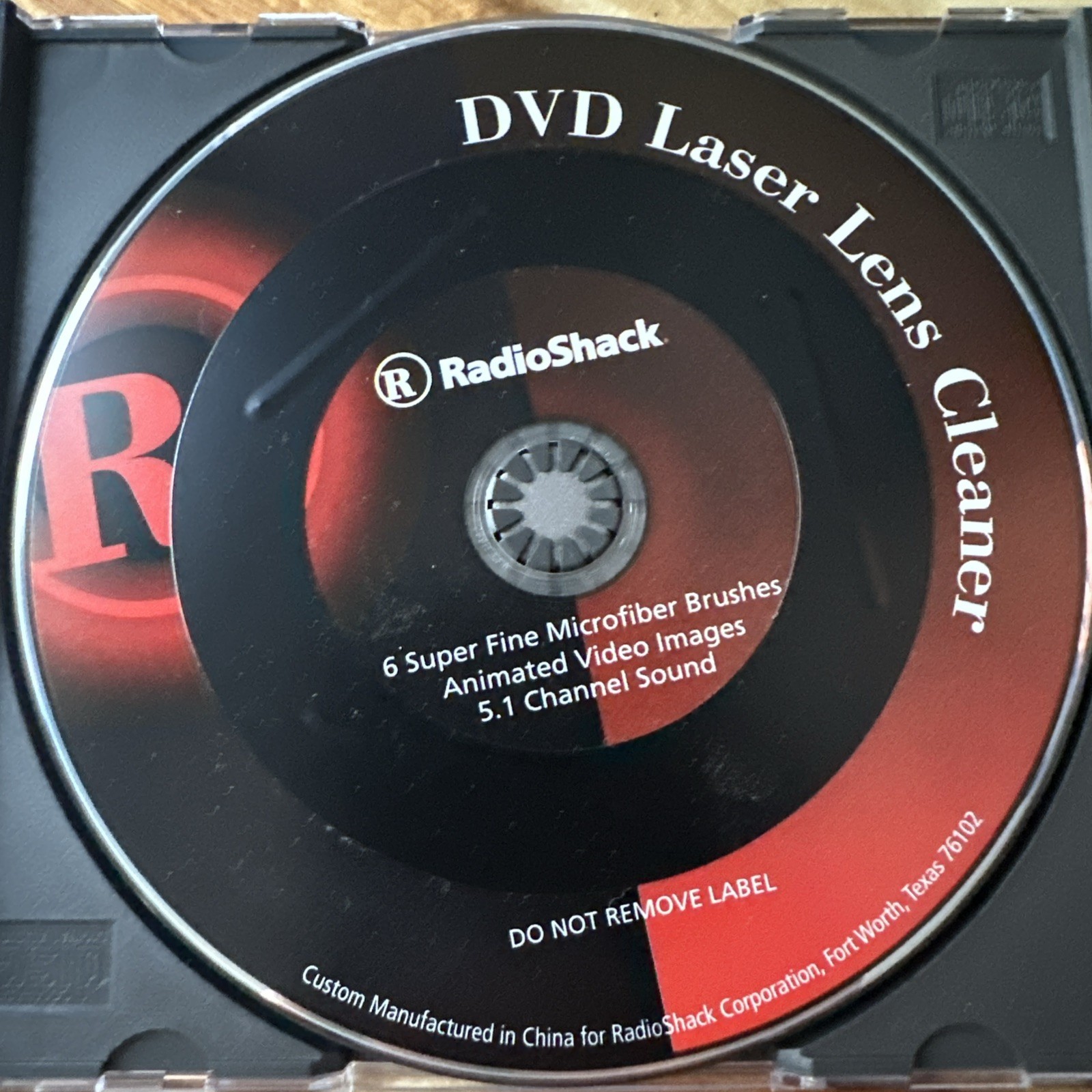 Radio Shack DVD Laser Lens Cleaner 44-1250 (Open, but never used)