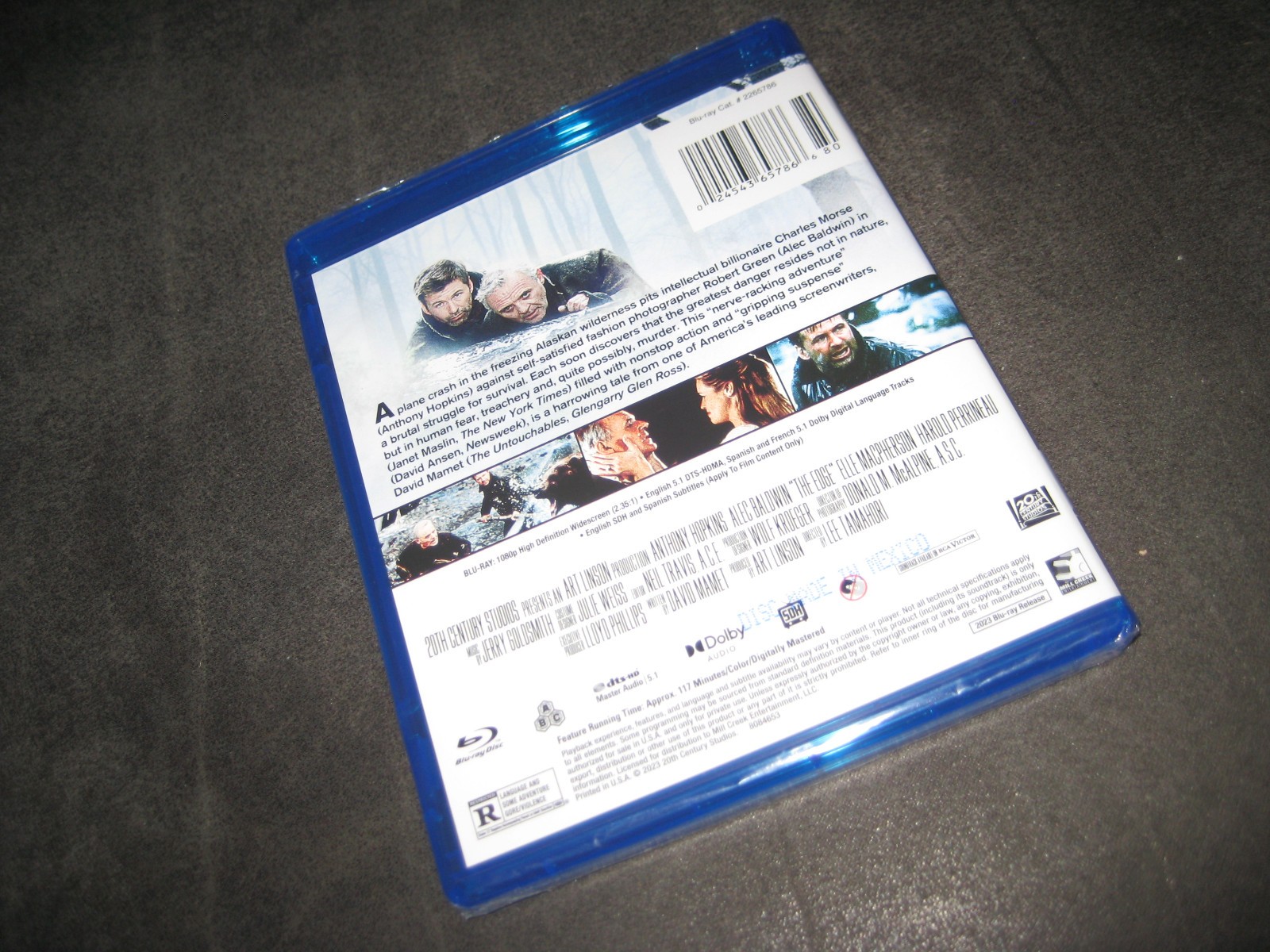 THE EDGE (BLU-RAY 1997) BRAND NEW – RATED R – WIDESCREEN – THRILLER – DRAMA