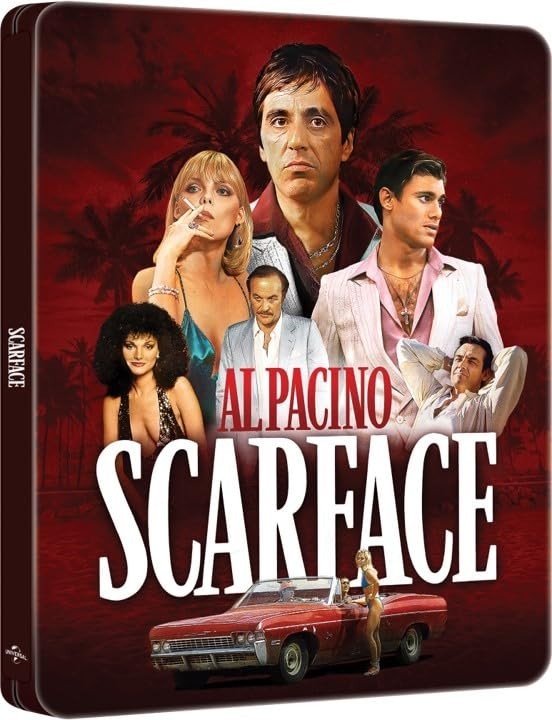 SCARFACE ULTIMATE COLLECTOR’S EDITION ICONART STEELBOOK 4K + BLU-RAY + DIGITAL