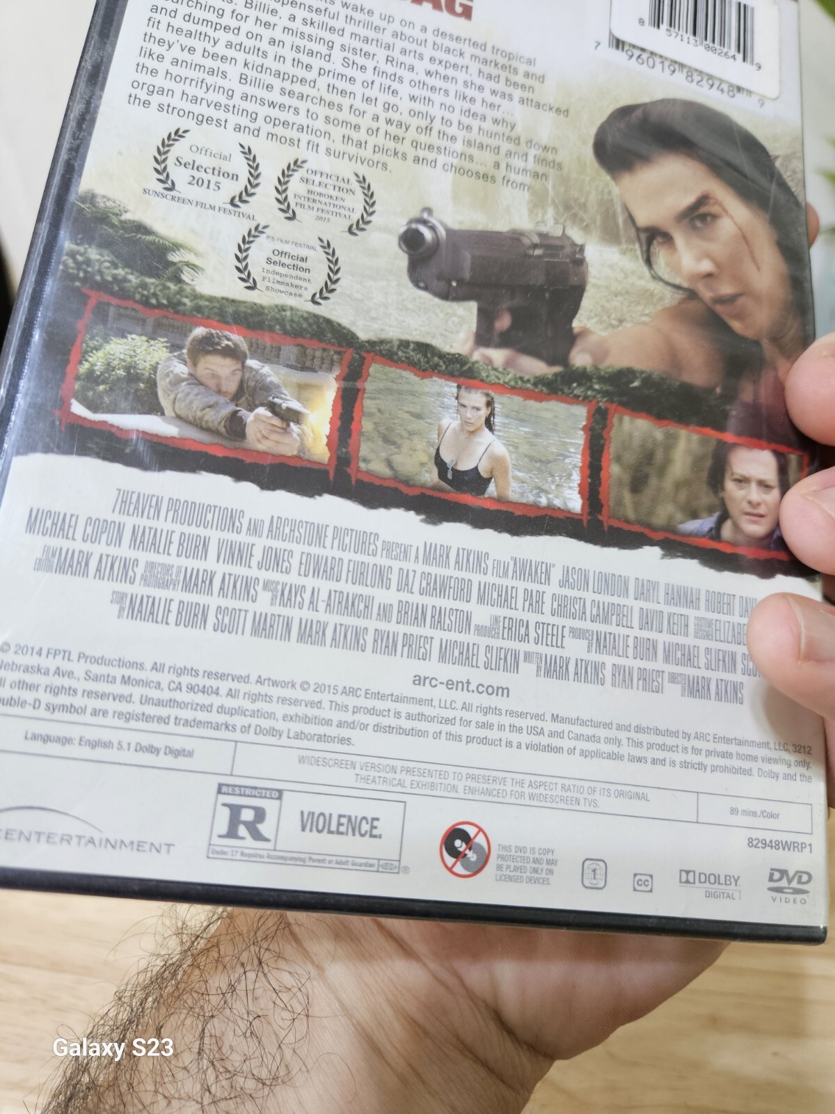 NEW SEALED – AWAKEN 2014 DVD Natalie Burn, Jason London, Daryl Hannah