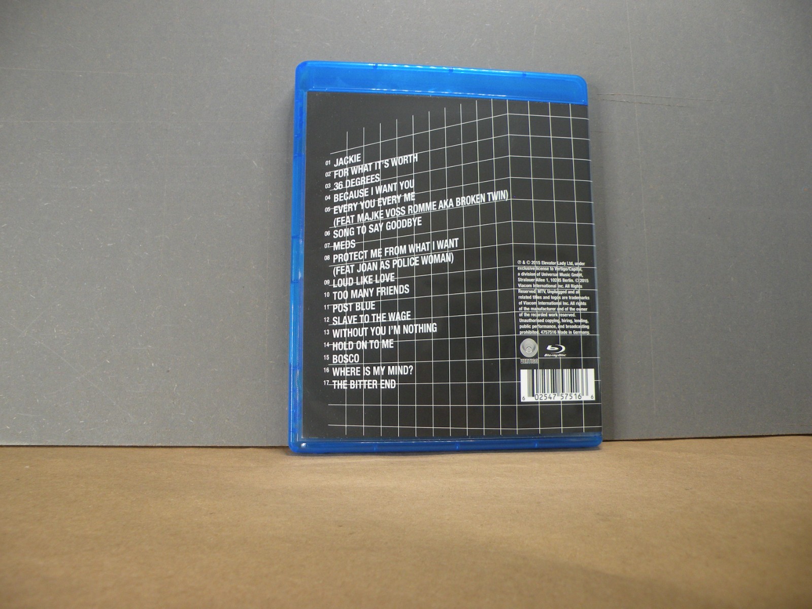 Placebo MTV Unplugged Blu-ray Disc 2015 All Regions