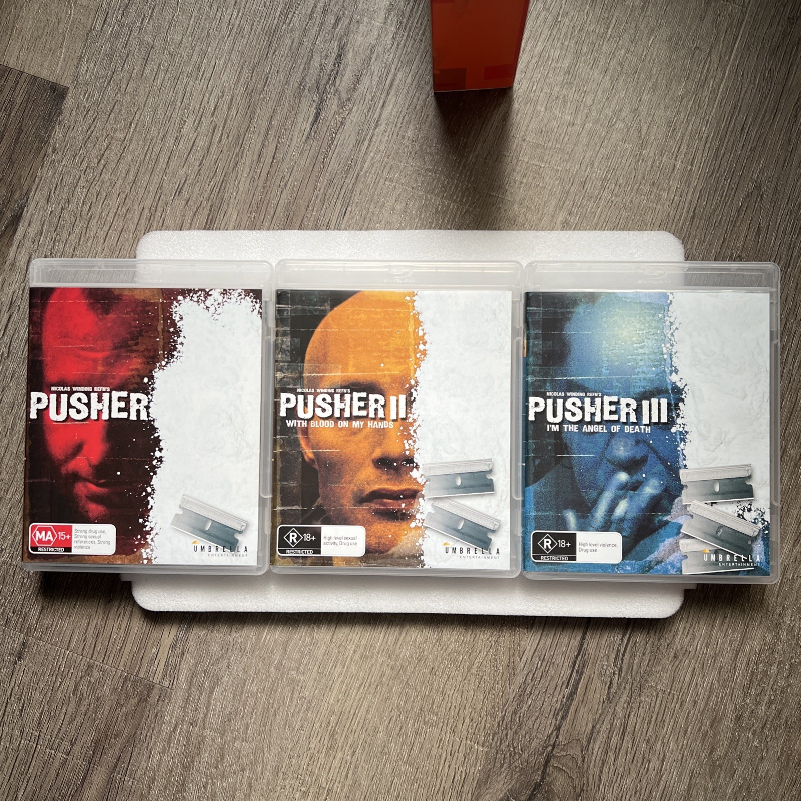 The Pusher Trilogy (Region A+B Blu-ray Box Set) Umbrella Entertainment OOP