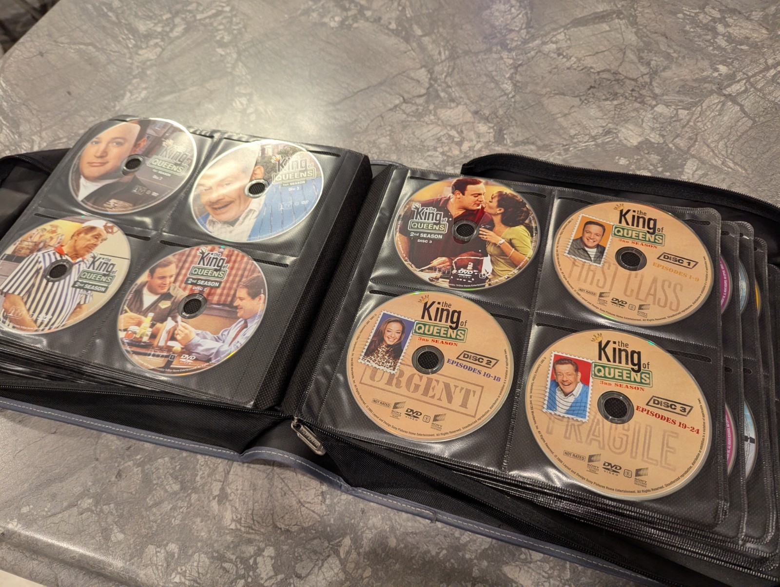 Huge Binder DVD Lot of Full Sitcom Series 189 DVDs-Highlander, Dragonball Z,More