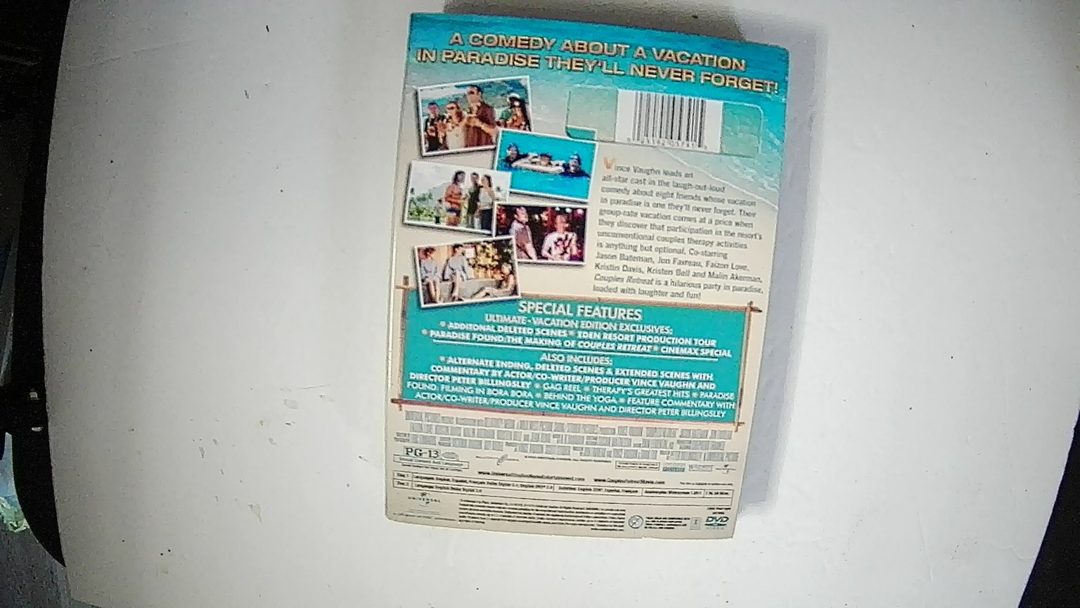 Couple Retreat DVD 2009 Ultimate-Vacation Edition Vince Vaughn Jason Bateman