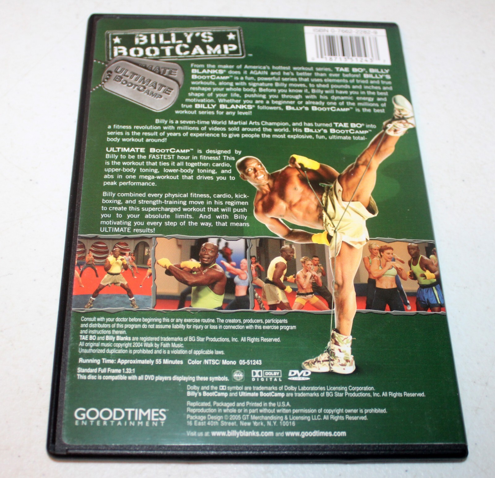 Billy Blanks Ultimate BootCamp (DVD, Single Disc) We Combine Shipping