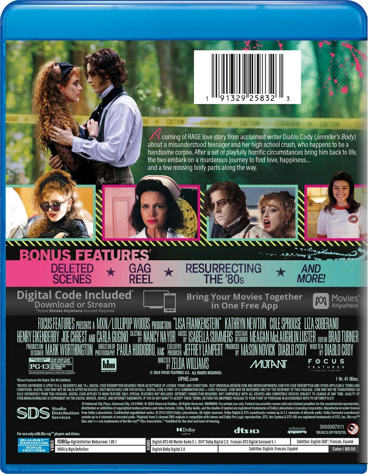 Lisa Frankenstein Blu-ray NEW