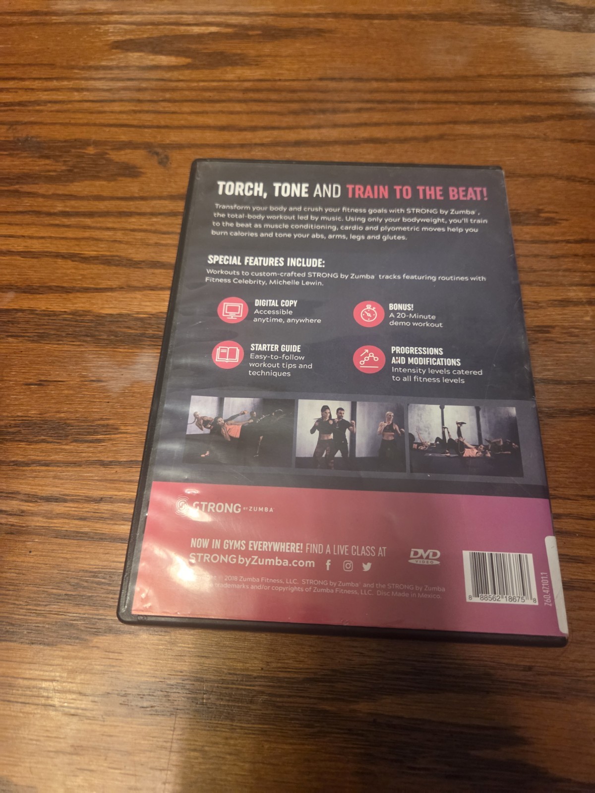 STRONG High-Intensity Cardio and Tone Full-Body Workout DVD 60 Min Workout