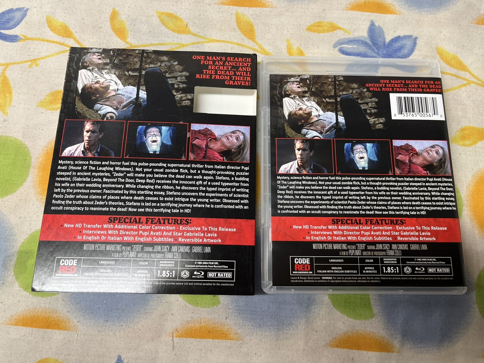 Zeder AKA Revenge Of The Dead (Code Red) Limited Edition Blu-Ray W/OOP SLIPCOVER