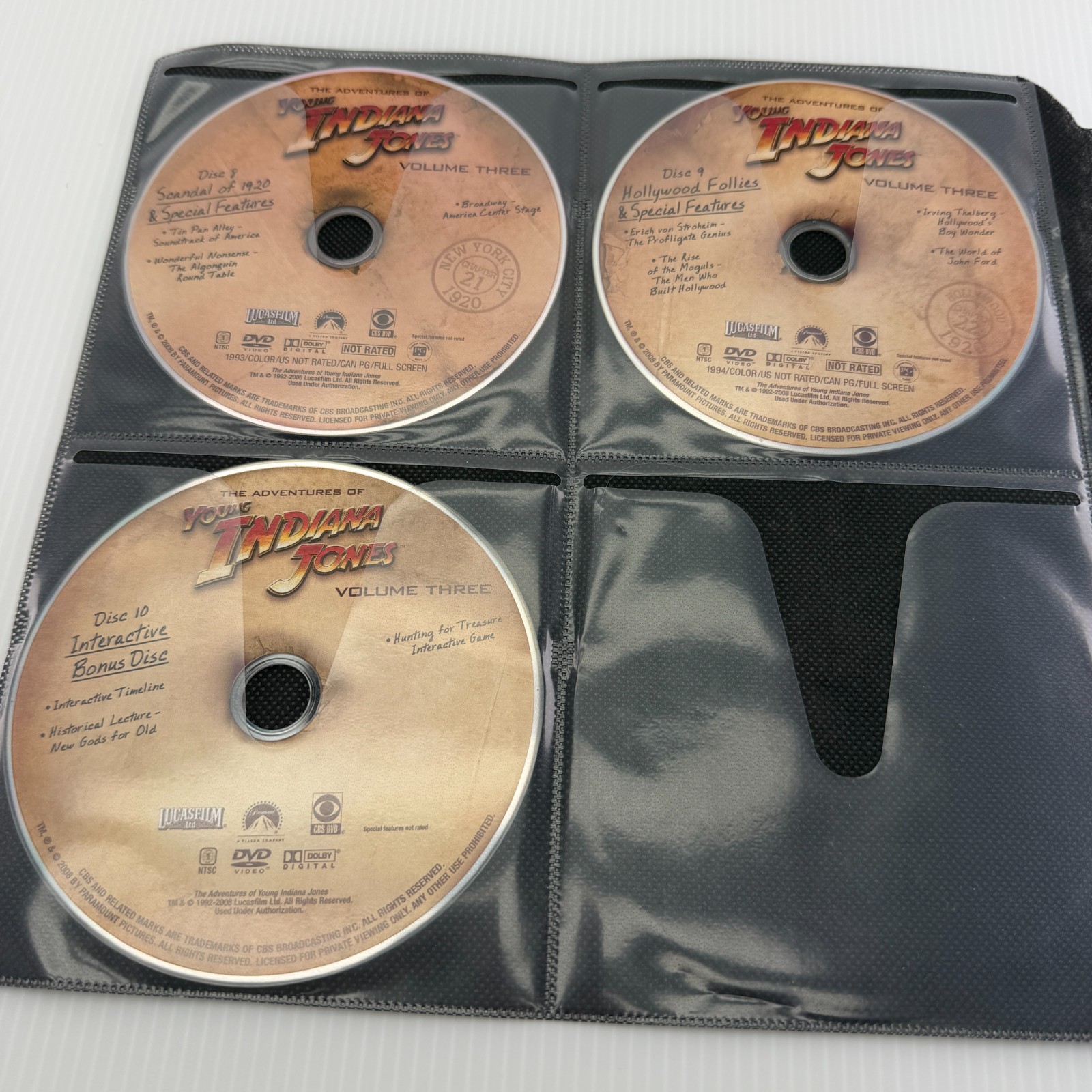 Adventures of Young Indiana Jones: Complete Series Vol 1-3 DVD (31 Discs) *READ