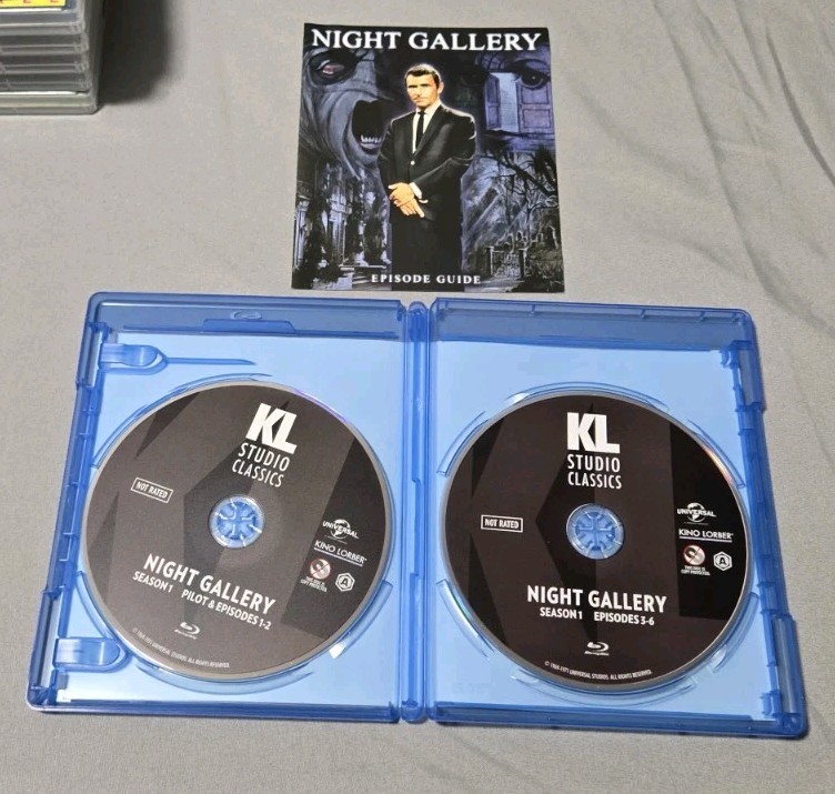 Rare NIGHT GALLERY COMPLETE SEASON 1 Blu-ray With Booklet Rod Serling HTF Horror