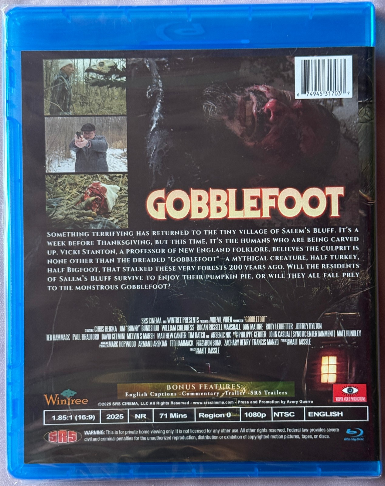 GOBBLEFOOT SRS CINEMA BLU-RAY RARE LIMITED EDITION 2025