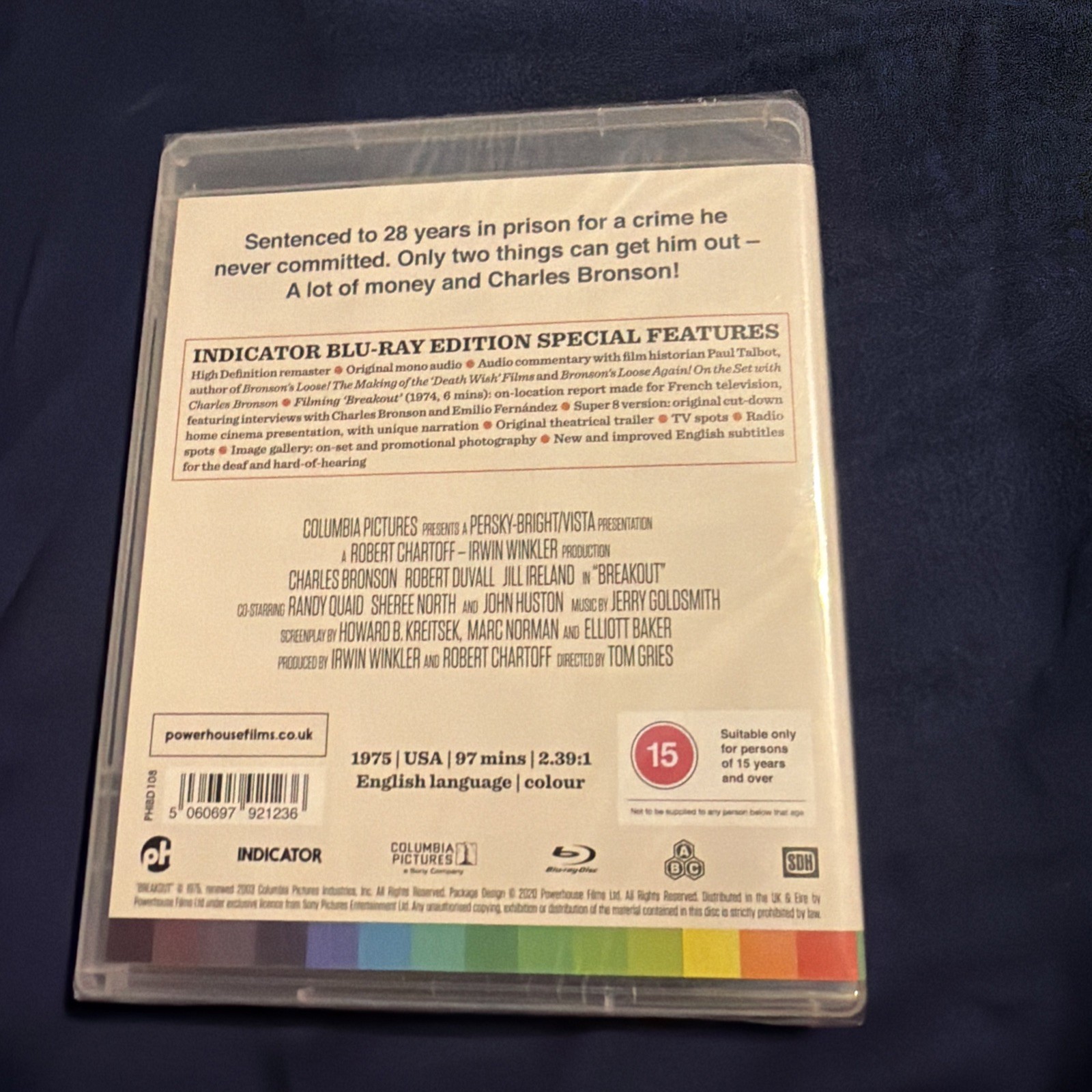 Breakout (Blu-ray, Indicator #108) Charles Bronson, Robert Duvall Region Free