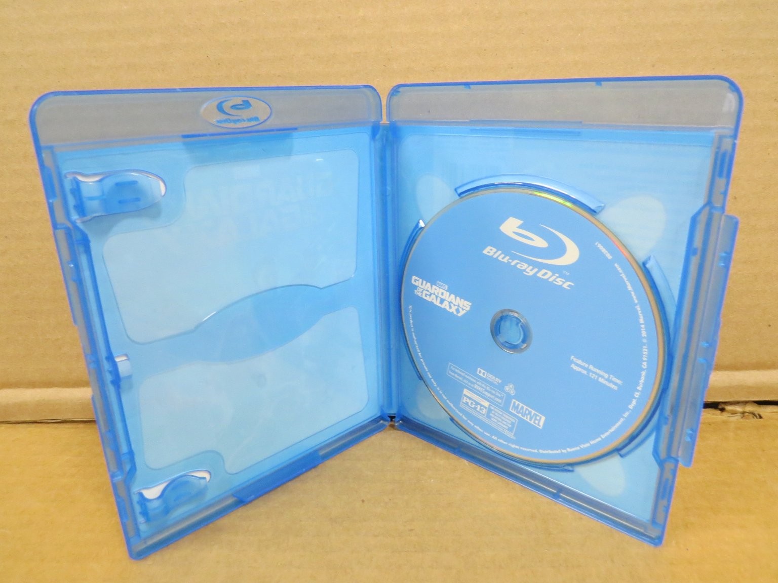 Guardians of the Galaxy Blu-ray 2014 Chris Pratt James Gunn Marvel Bonus