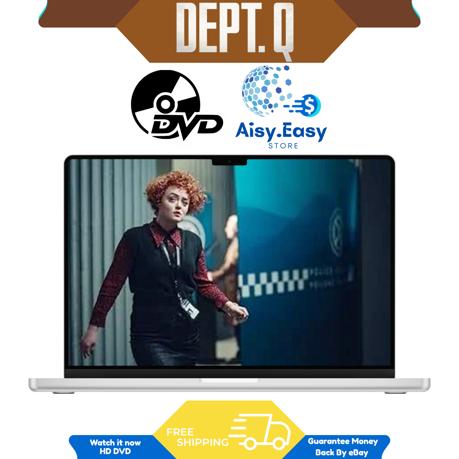 Dept. Q The Completed Series Crime Drama Mystery Thriller Region Free DVD